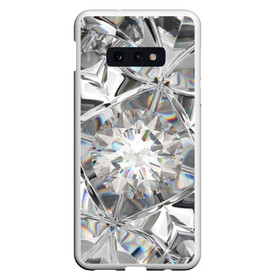 Чехол для Samsung S10E с принтом Бриллиантовый блеск в Екатеринбурге, Силикон | Область печати: задняя сторона чехла, без боковых панелей | Тематика изображения на принте: cut | diamond | gem | glitter | jewel | kaleidoscope | luxury | shine | sparkle | white | алмаз | белый | блеск | бриллиант | диамант | драгоценность | драгоценный камень | калейдоскоп | люкс | огранка | роскошь | сверкать | сияние