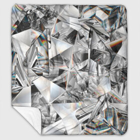 Плед с рукавами с принтом Бриллиантовый блеск в Екатеринбурге, 100% полиэстер | Закругленные углы, все края обработаны. Ткань не мнется и не растягивается. Размер 170*145 | cut | diamond | gem | glitter | jewel | kaleidoscope | luxury | shine | sparkle | white | алмаз | белый | блеск | бриллиант | диамант | драгоценность | драгоценный камень | калейдоскоп | люкс | огранка | роскошь | сверкать | сияние