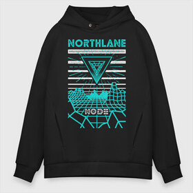 Мужское худи Oversize хлопок с принтом Northlane в Екатеринбурге, френч-терри — 70% хлопок, 30% полиэстер. Мягкий теплый начес внутри —100% хлопок | боковые карманы, эластичные манжеты и нижняя кромка, капюшон на магнитной кнопке | discoveries | mesmer | node | northlane | singularity | группы | метал | музыка | рок