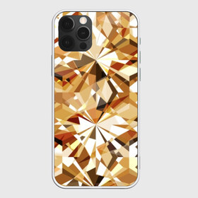 Чехол для iPhone 12 Pro Max с принтом Желтые бриллианты в Екатеринбурге, Силикон |  | cut | diamond | gem | glitter | gold | jewel | kaleidoscope | luxury | shine | sparkle | white | yellow | алмаз | белый | блеск | бриллиант | диамант | драгоценность | драгоценный камень | желтый | золотой | калейдоскоп | люкс | огранка