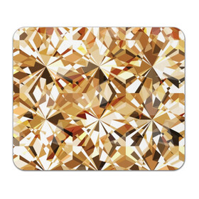 Коврик для мышки прямоугольный с принтом Желтые бриллианты в Екатеринбурге, натуральный каучук | размер 230 х 185 мм; запечатка лицевой стороны | cut | diamond | gem | glitter | gold | jewel | kaleidoscope | luxury | shine | sparkle | white | yellow | алмаз | белый | блеск | бриллиант | диамант | драгоценность | драгоценный камень | желтый | золотой | калейдоскоп | люкс | огранка