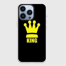 Чехол для iPhone 13 Pro с принтом King в Екатеринбурге,  |  | king | король | корона | прикол | шахматы