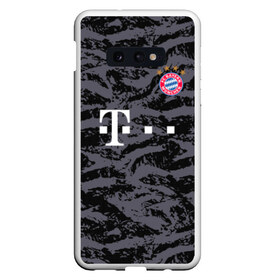 Чехол для Samsung S10E с принтом Bayern away gk 18-19 в Екатеринбурге, Силикон | Область печати: задняя сторона чехла, без боковых панелей | bayern | champions league | germany | munchen | бавария | германия | левандовски | лига чемпинов | мюнхен | нойер | рибери | роббен