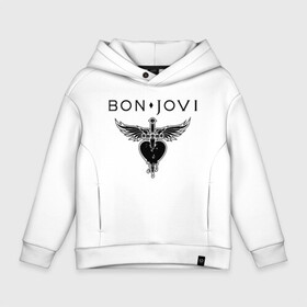 Детское худи Oversize хлопок с принтом Bon Jovi в Екатеринбурге, френч-терри — 70% хлопок, 30% полиэстер. Мягкий теплый начес внутри —100% хлопок | боковые карманы, эластичные манжеты и нижняя кромка, капюшон на магнитной кнопке | Тематика изображения на принте: bon jovi | альбом | арена | бон | бон джови | глэм | группа | джови | джон | метал | музыка | надпись | песни | поп | попрок | рок | рокер | смайл | солист | софт | стена | хард | хеви | хевиметал