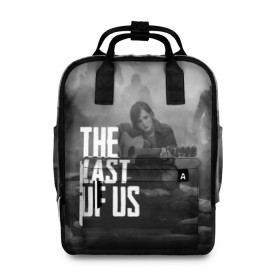 Женский рюкзак 3D с принтом THE LAST OF US в Екатеринбурге, 100% полиэстер | лямки с регулируемой длиной, сверху ручки, чтобы рюкзак нести как сумку. Основное отделение закрывается на молнию, как и внешний карман. Внутри два дополнительных кармана, один из которых закрывается на молнию. По бокам два дополнительных кармашка, куда поместится маленькая бутылочка
 | Тематика изображения на принте: gamer | player | stels | the last of us | the last of us part 2 | бегун | джоэл | каннибалы | охотники | сталкер | топляк | цикады | щелкун | элли