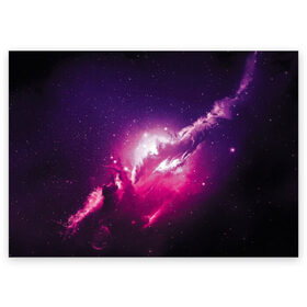 Поздравительная открытка с принтом Галактика в Екатеринбурге, 100% бумага | плотность бумаги 280 г/м2, матовая, на обратной стороне линовка и место для марки
 | astronomy | cosmos | galaxy | nebula | stars | universe | астрономия | вселенная | галактика | звезды | космос | небьюла | цветная