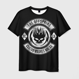 Мужская футболка 3D с принтом Offspring в Екатеринбурге, 100% полиэфир | прямой крой, круглый вырез горловины, длина до линии бедер | offspring | ofspring | punk | rock | the offspring | группы | музыка | офспринг | оффспринг | панк | рок