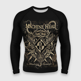 Мужской рашгард 3D с принтом Machine Head в Екатеринбурге,  |  | heavy metal | machine head | metal | грув метал | группы | метал | музыка | рок | трэш метал | хэви метал