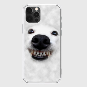 Чехол для iPhone 12 Pro Max с принтом Собака - улыбака в Екатеринбурге, Силикон |  | животные | зубы | мордочка | пес | прикол | смешная | собака | улыбака | улыбка | щенок | юмор