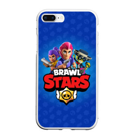 Чехол для iPhone 7Plus/8 Plus матовый с принтом BRAWL STARS в Екатеринбурге, Силикон | Область печати: задняя сторона чехла, без боковых панелей | brawl | bull | colt | crow | el primo | game | games | leon | moba | online | penny | poco | shelly | spike | star | stars | wanted | брав | бравл | браво | звезда | звезды | игра | игры | лого | моба | онлайн | старс