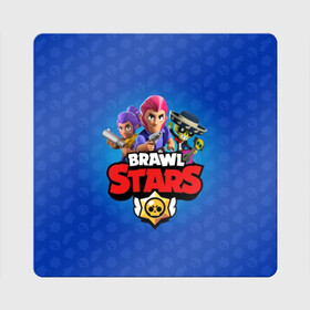 Магнит виниловый Квадрат с принтом BRAWL STARS в Екатеринбурге, полимерный материал с магнитным слоем | размер 9*9 см, закругленные углы | brawl | bull | colt | crow | el primo | game | games | leon | moba | online | penny | poco | shelly | spike | star | stars | wanted | брав | бравл | браво | звезда | звезды | игра | игры | лого | моба | онлайн | старс