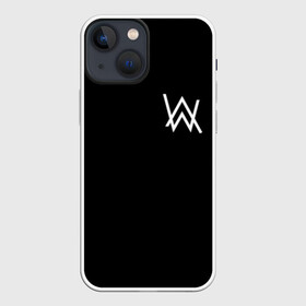 Чехол для iPhone 13 mini с принтом ALAN WALKER (НА СПИНЕ)   АЛАН ВОЛКЕР в Екатеринбурге,  |  | Тематика изображения на принте: alan walker | aw | electro | electro music | music | алан уокер | музыка | музыкант | электро | электронная музыка