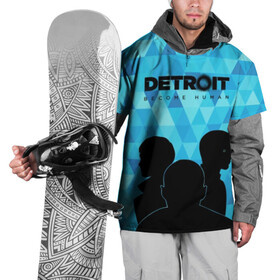 Накидка на куртку 3D с принтом Detroit: Become Human. в Екатеринбурге, 100% полиэстер |  | become human | connor | dbh | dbhpk19 | detroit | detroit city | абстракция | анимация | геометрия | детройт | игра | коннор | надпись | силуэт | стать человеком | текстура | треугольник | треугольники
