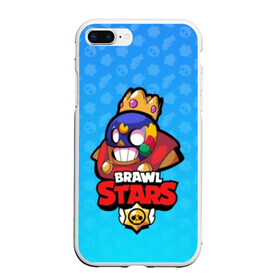 Чехол для iPhone 7Plus/8 Plus матовый с принтом El Primo - BRAWL STARS в Екатеринбурге, Силикон | Область печати: задняя сторона чехла, без боковых панелей | brawl | bull | colt | crow | el primo | game | games | leon | moba | online | penny | poco | shelly | spike | star | stars | wanted | брав | бравл | браво | звезда | звезды | игра | игры | лого | моба | онлайн | старс