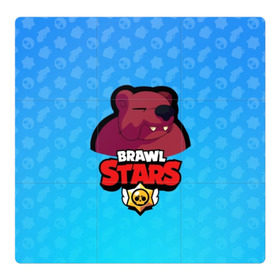Магнитный плакат 3Х3 с принтом Bear - BRAWL STARS в Екатеринбурге, Полимерный материал с магнитным слоем | 9 деталей размером 9*9 см | bear | brawl | bull | colt | crow | el primo | game | games | leon | moba | online | penny | poco | shelly | spike | star | stars | wanted | брав | бравл | браво | звезда | звезды | игра | игры | моба | онлайн | старс