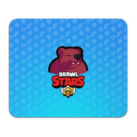 Коврик для мышки прямоугольный с принтом Bear - BRAWL STARS в Екатеринбурге, натуральный каучук | размер 230 х 185 мм; запечатка лицевой стороны | bear | brawl | bull | colt | crow | el primo | game | games | leon | moba | online | penny | poco | shelly | spike | star | stars | wanted | брав | бравл | браво | звезда | звезды | игра | игры | моба | онлайн | старс