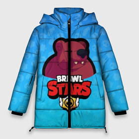Женская зимняя куртка 3D с принтом Bear - BRAWL STARS в Екатеринбурге, верх — 100% полиэстер; подкладка — 100% полиэстер; утеплитель — 100% полиэстер | длина ниже бедра, силуэт Оверсайз. Есть воротник-стойка, отстегивающийся капюшон и ветрозащитная планка. 

Боковые карманы с листочкой на кнопках и внутренний карман на молнии | bear | brawl | bull | colt | crow | el primo | game | games | leon | moba | online | penny | poco | shelly | spike | star | stars | wanted | брав | бравл | браво | звезда | звезды | игра | игры | моба | онлайн | старс
