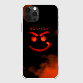 Чехол для iPhone 12 Pro с принтом Bon Jovi в Екатеринбурге, силикон | область печати: задняя сторона чехла, без боковых панелей | bon jovi | альбом | арена | бон | бон джови | глэм | группа | джови | джон | метал | музыка | надпись | песни | поп | попрок | рок | рокер | смайл | солист | софт | стена | хард | хеви | хевиметал