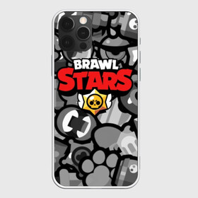 Чехол для iPhone 12 Pro с принтом BRAWL STARS в Екатеринбурге, силикон | область печати: задняя сторона чехла, без боковых панелей | brawl | bull | colt | crow | el primo | game | games | leon | moba | online | penny | poco | shelly | spike | star | stars | wanted | брав | бравл | браво | звезда | звезды | игра | игры | лого | моба | онлайн | старс