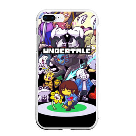 Чехол для iPhone 7Plus/8 Plus матовый с принтом UNDERTALE в Екатеринбурге, Силикон | Область печати: задняя сторона чехла, без боковых панелей | annoying | asriel | chara | dog | frisk | game | games | papyrus | sans | tale | under | undertale | азриэль | андертейл | игра | игры | надоедливая | надоедливые | папирус | санс | собака | собаки | фриск | чара