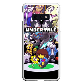 Чехол для Samsung S10E с принтом UNDERTALE в Екатеринбурге, Силикон | Область печати: задняя сторона чехла, без боковых панелей | annoying | asriel | chara | dog | frisk | game | games | papyrus | sans | tale | under | undertale | азриэль | андертейл | игра | игры | надоедливая | надоедливые | папирус | санс | собака | собаки | фриск | чара