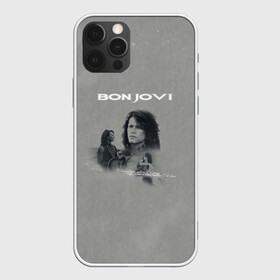 Чехол для iPhone 12 Pro с принтом Bon Jovi в Екатеринбурге, силикон | область печати: задняя сторона чехла, без боковых панелей | bon jovi | альбом | арена | бон | бон джови | глэм | группа | джови | джон | метал | музыка | надпись | песни | поп | попрок | рок | рокер | смайл | солист | софт | стена | хард | хеви | хевиметал