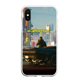 Чехол для iPhone XS Max матовый с принтом CYBERPUNK 2077 в Екатеринбурге, Силикон | Область печати: задняя сторона чехла, без боковых панелей | 2019 | cd project red | cyberpunk 2077 | future | hack | night city | samurai | sci fi | андроиды | безумие | будущее | киберпанк 2077 | логотип | роботы | самураи | фантастика | цифры