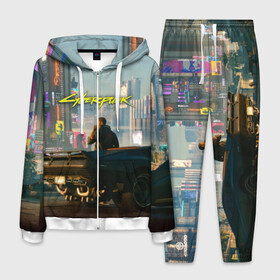 Мужской костюм 3D с принтом CYBERPUNK 2077 в Екатеринбурге, 100% полиэстер | Манжеты и пояс оформлены тканевой резинкой, двухслойный капюшон со шнурком для регулировки, карманы спереди | 2019 | cd project red | cyberpunk 2077 | future | hack | night city | samurai | sci fi | андроиды | безумие | будущее | киберпанк 2077 | логотип | роботы | самураи | фантастика | цифры