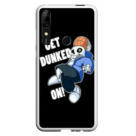 Чехол для Honor P Smart Z с принтом GET DUNKED в Екатеринбурге, Силикон | Область печати: задняя сторона чехла, без боковых панелей | Тематика изображения на принте: alphys | animation | asriel | comic dub | comic dubs | deltarune | gaming | toriel | undertale | андертеил | история | подземная | фриск | чай тв | чара