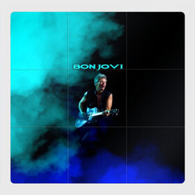 Магнитный плакат 3Х3 с принтом Bon Jovi в Екатеринбурге, Полимерный материал с магнитным слоем | 9 деталей размером 9*9 см | bon jovi | john | альбом | арена | бон | бон джови | глэм | группа | джови | джон | метал | музыка | надпись | песни | поп | попрок | рок | рокер | смайл | солист | софт | стена | хард | хеви | хевиметал