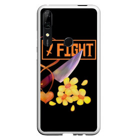 Чехол для Honor P Smart Z с принтом FIGHT в Екатеринбурге, Силикон | Область печати: задняя сторона чехла, без боковых панелей | Тематика изображения на принте: alphys | animation | asriel | comic dub | comic dubs | deltarune | gaming | toriel | undertale | андертеил | история | подземная | фриск | чай тв | чара