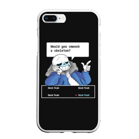 Чехол для iPhone 7Plus/8 Plus матовый с принтом Undertale в Екатеринбурге, Силикон | Область печати: задняя сторона чехла, без боковых панелей | animation | chara | comic | dub | flowey | frisk | megalovania | papyrus | sans | undertale comic dub | андертейл | папирус | подземная | санс | сказка