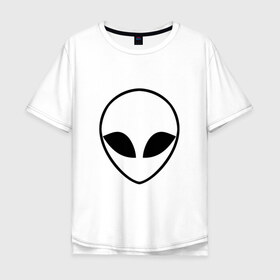 Мужская футболка хлопок Oversize с принтом Гуманоид в Екатеринбурге, 100% хлопок | свободный крой, круглый ворот, “спинка” длиннее передней части | alien | aliens | earth | humanoid | planet | space | ufo | urfo | гуманоид | земля | земляне | инопланетяне | инопланетянин | космос | нло | планета | планеты | пришелец | пришельцы