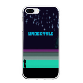 Чехол для iPhone 7Plus/8 Plus матовый с принтом UNDERTALE GAME в Екатеринбурге, Силикон | Область печати: задняя сторона чехла, без боковых панелей | game | undertale | азриэль дримурр | альфис | андайн | андертейл | асгор дримурр | добро | дьявол | зло | игра | игры | кости | меттатон | папирус | санс | стрела | ториэль | трезубец | фриск | чара | черный