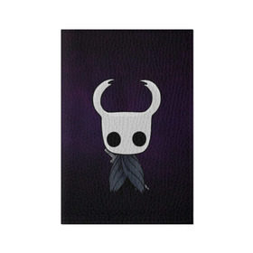 Обложка для паспорта матовая кожа с принтом Hollow Knight в Екатеринбурге, натуральная матовая кожа | размер 19,3 х 13,7 см; прозрачные пластиковые крепления | hollow knight | детская | для детей | игра | компьютерная игра | королевство | рыцарь | темный рыцарь | холлов кнайт | экшен