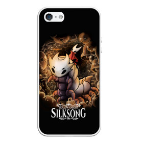 Чехол для iPhone 5/5S матовый с принтом Hollow Knight Silksong в Екатеринбурге, Силикон | Область печати: задняя сторона чехла, без боковых панелей | hollow knight | игра | игры