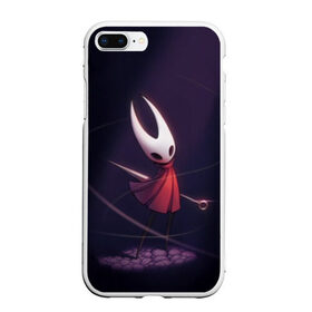 Чехол для iPhone 7Plus/8 Plus матовый с принтом Hollow Knight в Екатеринбурге, Силикон | Область печати: задняя сторона чехла, без боковых панелей | hollow knight | детская | для детей | игра | компьютерная игра | королевство | рыцарь | темный рыцарь | холлов кнайт | экшен