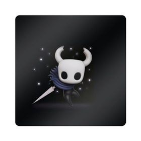 Магнит виниловый Квадрат с принтом Hollow Knight в Екатеринбурге, полимерный материал с магнитным слоем | размер 9*9 см, закругленные углы | Тематика изображения на принте: hollow knight | детская | для детей | игра | компьютерная игра | королевство | рыцарь | темный рыцарь | холлов кнайт | экшен