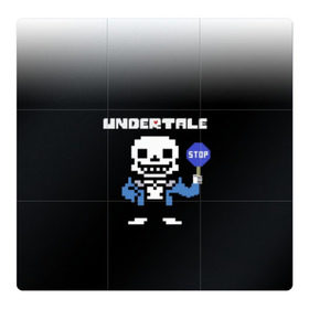 Магнитный плакат 3Х3 с принтом Undertale STOP. в Екатеринбурге, Полимерный материал с магнитным слоем | 9 деталей размером 9*9 см | 3d | pixel | sans | stop | undertale | абстракция | алфавит | андертейл | буквы | геометрия | знак | игра | надпись | пиксель | пикселя | подземная история | текстура