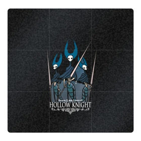 Магнитный плакат 3Х3 с принтом Hollow Knight (Богомол). в Екатеринбурге, Полимерный материал с магнитным слоем | 9 деталей размером 9*9 см | 3d | cherry magic | hollow knight | mantis | богомол | игра | лорды | полый рыцарь | холлоу найт