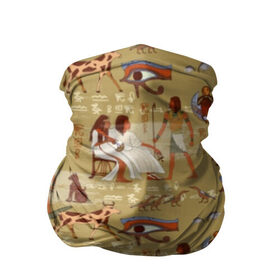 Бандана-труба 3D с принтом Египетские Боги в Екатеринбурге, 100% полиэстер, ткань с особыми свойствами — Activecool | плотность 150‒180 г/м2; хорошо тянется, но сохраняет форму | Тематика изображения на принте: beetle | boat | cat | cow | egypt | eye | falcon | gods | hieroglyph | osiris | papyrus | pharaoh | ra | river | scarab | styx | боги | глаз | египет | жук | иероглиф | корова | кот | лодка | око | осирис | папирус | ра | река | скарабей | сокол | стикс |