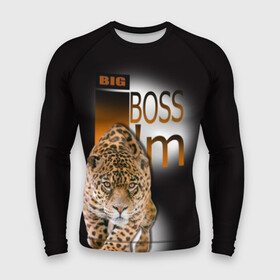 Мужской рашгард 3D с принтом Я Босс Im big boss в Екатеринбурге,  |  | Тематика изображения на принте: big boss | кружка с леопардом
купить | купить футболку boss | купить футболку босс | подарок начальнику | стильная футболка | футболка с леопардом купить | я босс | я начальник