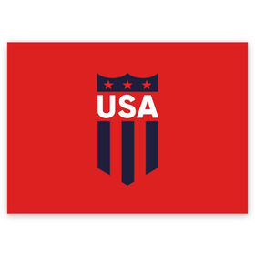 Поздравительная открытка с принтом USA в Екатеринбурге, 100% бумага | плотность бумаги 280 г/м2, матовая, на обратной стороне линовка и место для марки
 | united states of america | usa | соединенные штаты америки | сша