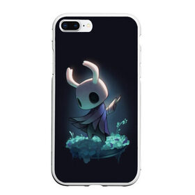 Чехол для iPhone 7Plus/8 Plus матовый с принтом Hollow Knight в Екатеринбурге, Силикон | Область печати: задняя сторона чехла, без боковых панелей | hollow knight | детская | для детей | игра | компьютерная игра | королевство | рыцарь | темный рыцарь | холлов кнайт | экшен