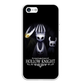 Чехол для iPhone 5/5S матовый с принтом Hollow Knight в Екатеринбурге, Силикон | Область печати: задняя сторона чехла, без боковых панелей | hollow knight | детская | для детей | игра | компьютерная игра | королевство | рыцарь | темный рыцарь | холлов кнайт | экшен