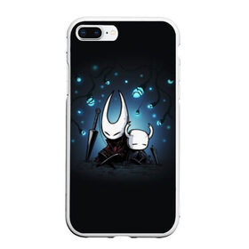 Чехол для iPhone 7Plus/8 Plus матовый с принтом Hollow Knight в Екатеринбурге, Силикон | Область печати: задняя сторона чехла, без боковых панелей | hollow knight | детская | для детей | игра | компьютерная игра | королевство | рыцарь | темный рыцарь | холлов кнайт | экшен