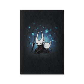 Обложка для паспорта матовая кожа с принтом Hollow Knight в Екатеринбурге, натуральная матовая кожа | размер 19,3 х 13,7 см; прозрачные пластиковые крепления | hollow knight | детская | для детей | игра | компьютерная игра | королевство | рыцарь | темный рыцарь | холлов кнайт | экшен