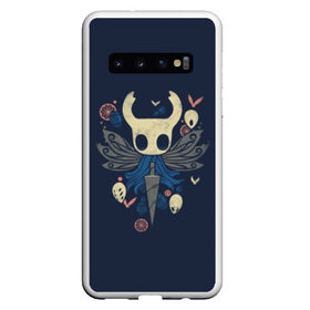 Чехол для Samsung Galaxy S10 с принтом Hollow Knight в Екатеринбурге, Силикон | Область печати: задняя сторона чехла, без боковых панелей | Тематика изображения на принте: hollow knight | детская | для детей | игра | компьютерная игра | королевство | рыцарь | темный рыцарь | холлов кнайт | экшен