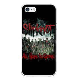 Чехол для iPhone 5/5S матовый с принтом Slipknot в Екатеринбурге, Силикон | Область печати: задняя сторона чехла, без боковых панелей | Тематика изображения на принте: band | corey taylor | jim root | metal | mick thomson | music | official | альтернативный | глэм | готик | гранж | метал | музыка | пост | рок | слипкнот | хард