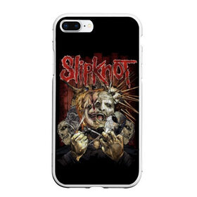 Чехол для iPhone 7Plus/8 Plus матовый с принтом Slipknot в Екатеринбурге, Силикон | Область печати: задняя сторона чехла, без боковых панелей | band | corey taylor | jim root | metal | mick thomson | music | official | альтернативный | глэм | готик | гранж | метал | музыка | пост | рок | слипкнот | хард